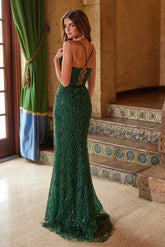 Nox Anabel C-1616 Prom Gown with Hand Beading